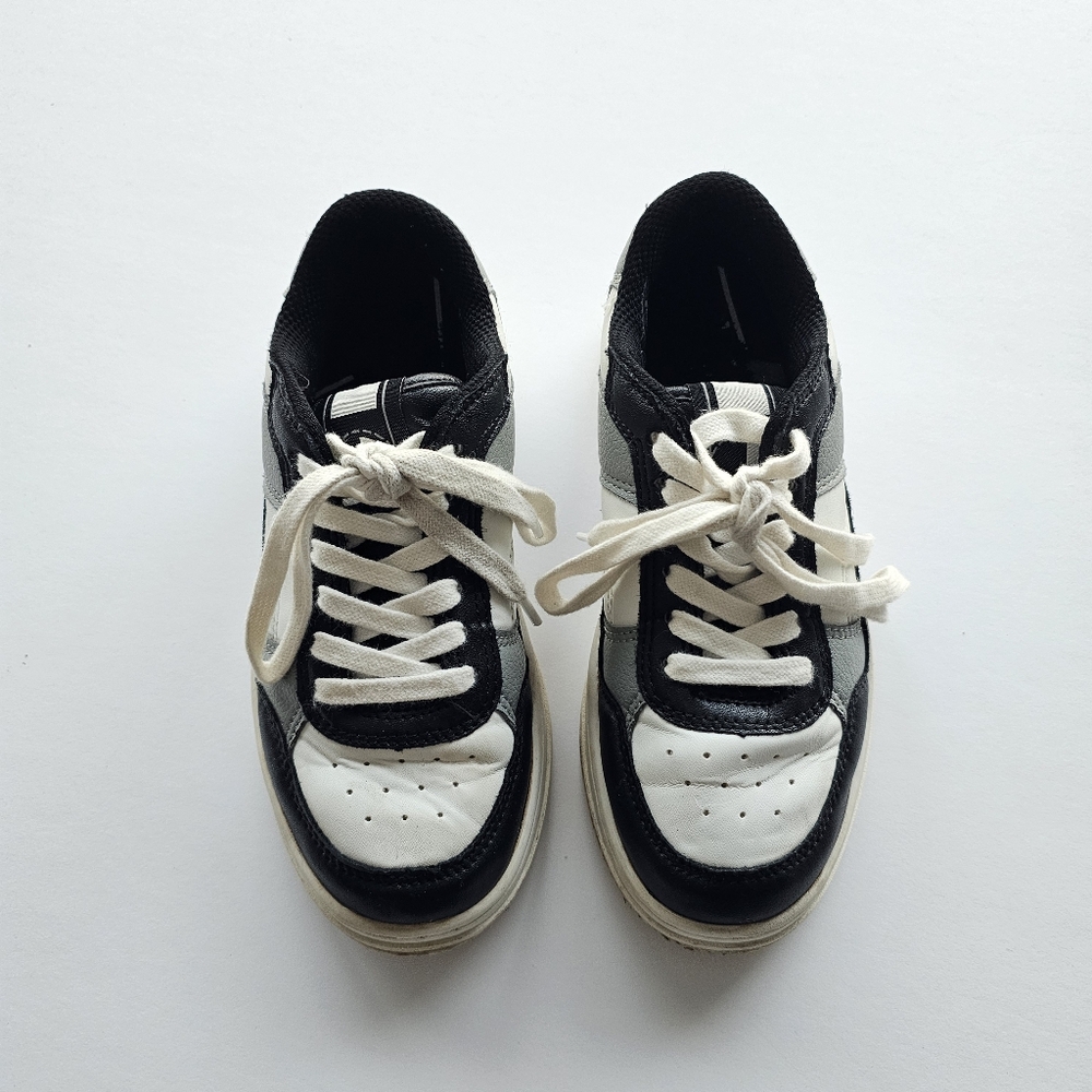 Zara Kids Multi Color White Grey & Black Sneakers Shoes
